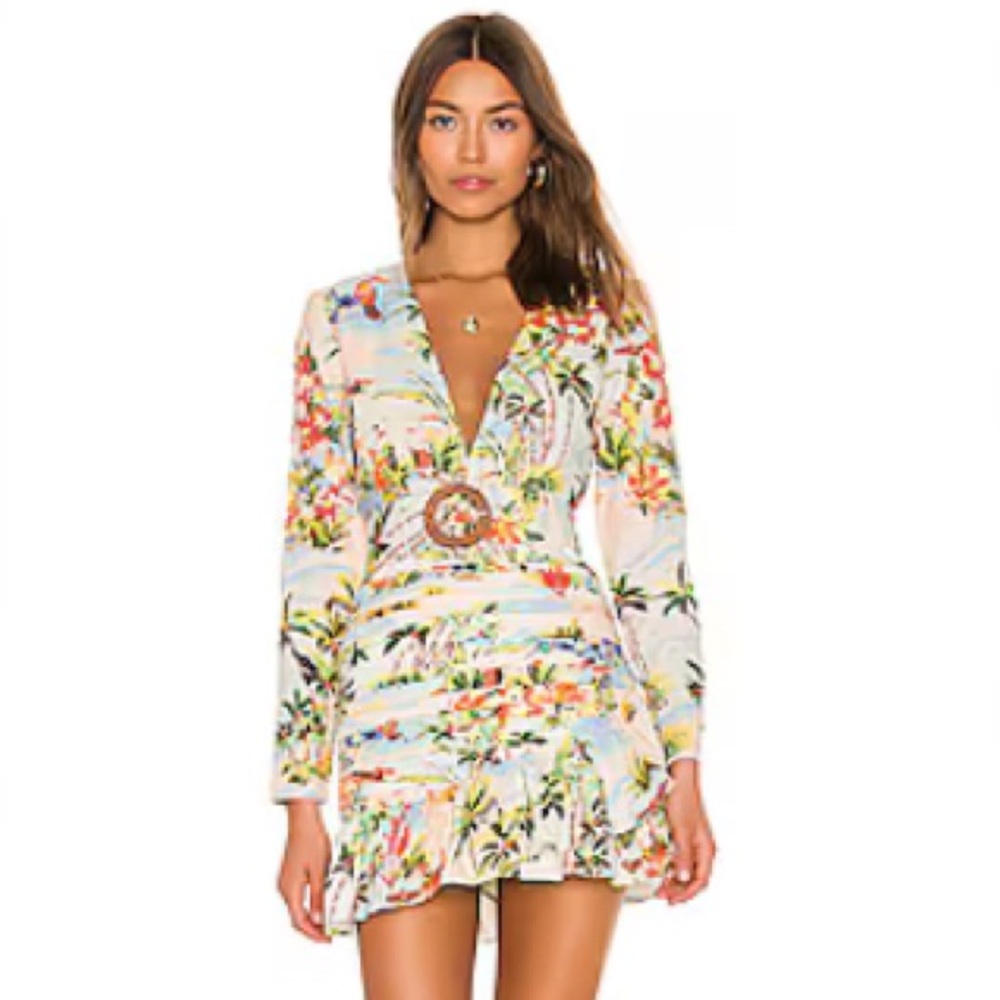 Rococo Sand Sunset Dress in Mud Orange, Size M